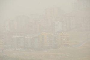 Hava ulaşımına toz bulutu engeli