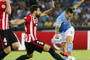 Bilbao Napoli'den istediğini aldı:1-1