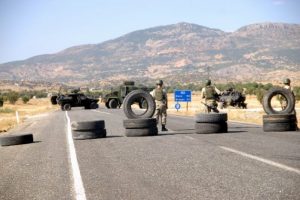 Saldırının ardından o yol kaptıldı