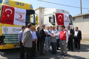 IŞİD mağdurlarına yardımlar s&uuml;r&uuml;yor