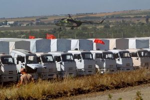 Rusya yardımları Ukrayna'da