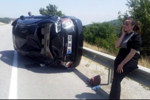 Emniyet kemeri hayat kurtardı