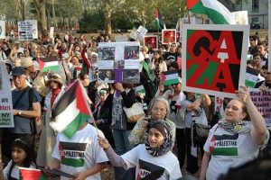 ABD'de Gazze'yle dayanışma y&uuml;r&uuml;y&uuml;ş&uuml;