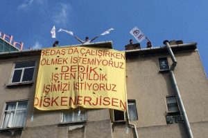 iş&ccedil;ilerden iş g&uuml;venliği eylemi