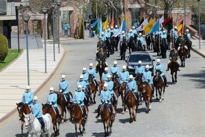 Erdoğan'ı K&ouml;şk'te atlı birlik karşılayacak