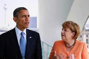 Obama, Merkel ile Ukrayna'yı g&ouml;r&uuml;şt&uuml;