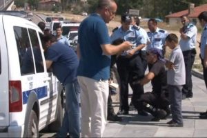Başbakanlık korumaları kaza yaptı