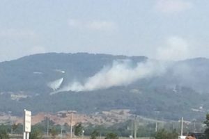 Havadan ve karadan yangın seferberliği
