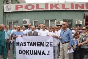 Bursa'da hastanenin taşınmasına tepki