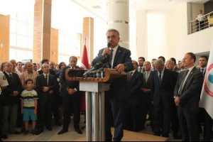 Bakanlık personeline veda etti