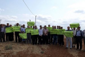 Bursa'da k&ouml;yl&uuml;lerden eylem!