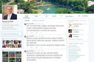 Altepe'den eleştirilere sosyal medyadan yanıt