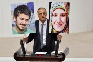 CHP'li Hurşit G&uuml;neş'ten Esma ve Ali İsmail portresi ile mesaj
