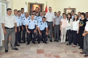 &Ouml;zkan zabıta teşkilatını ağırladı