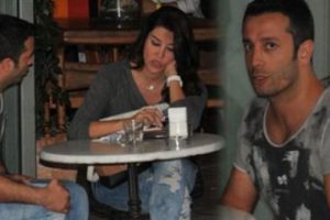 Deniz Akkaya baklavacı sevgilisiyle g&ouml;r&uuml;nt&uuml;lendi...