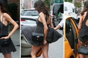 Nicole Trunfio r&uuml;zgarın azizliğine uğradı...