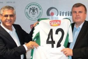Konyaspor sponsoruyla imzaladı