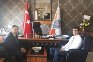 Kurtulan'dan yeni Emniyet M&uuml;d&uuml;r&uuml;'ne ziyaret
