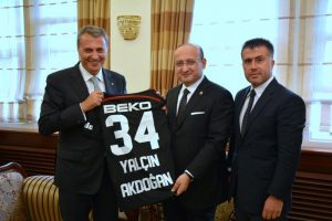 Fikret Orman Yal&ccedil;ın Akdoğan'ı ziyaret etti