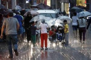 Serin ve yağışlı hava geliyor