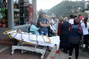 Hastanede yangın paniği