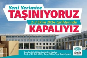 Nil&uuml;fer Belediyesi yeni hizmet binasına taşınıyor