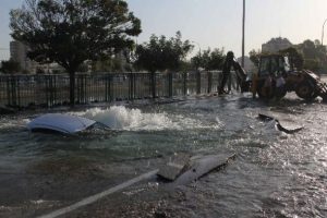 &Ccedil;ukur otomobili yuttu
