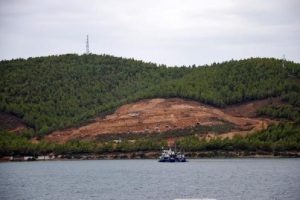 Yanan alanda ikinci otel