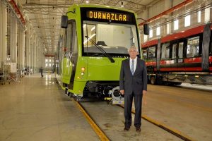 T&uuml;rkiye'nin ilk yerli metro aracı ve tramvayına Berlin'de b&uuml;y&uuml;k ilgi