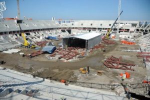 Samsunspor'un yeni stadı hızla y&uuml;kseliyor!