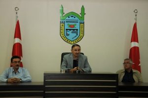 Başkan personelle bayramlaştı
