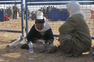 110 yaşında IŞİD tehdidinden ka&ccedil;tı
