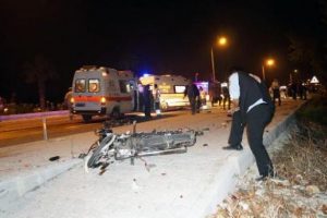 Motosiklet yarışı faciayla sonu&ccedil;landı!