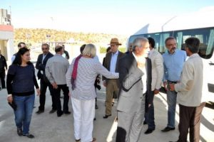 Alman vekiller Ezidileri ziyaret etti
