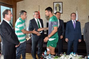 Bursaspor'da coşku dolu Bayramlaşma