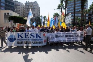 Adana'da Kobani tepkisi