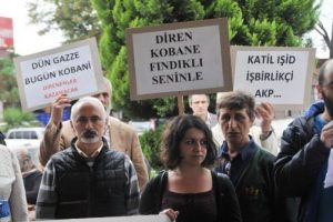 Rize'de Kobani eylemi