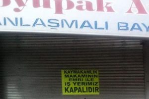 O işyerleri emirle kapandı!