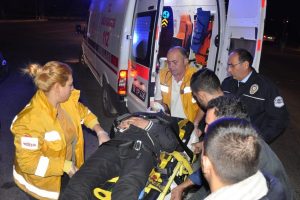 Bursa'da otomobil ile şarjlı bisiklet &ccedil;arpıştı: S&uuml;r&uuml;c&uuml; ağır yaralı!