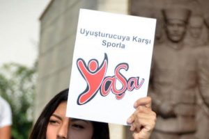 Uyuşturucuya karşı pedal &ccedil;evirdiler