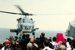 D&uuml;şen helikopter enkazında incelemere başlandı