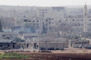 Kobani'de &ccedil;atışmalar şiddetlendi