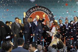 Makedonya'da Kurtulmuş'a yoğun ilgi