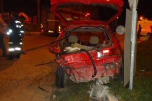 LPG tankı ara&ccedil;tan fırladı