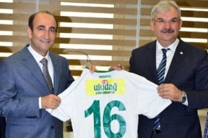 Bursaspor'dan Başkan Edebali'ye ziyaret