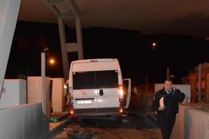 Otoyol gişelerinde kaza!