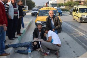 Bursa'da ucuz atlatılan kaza!