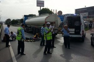 Bursa'da ucuz atlatılan feci kaza!