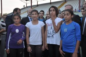 Bakan Kılı&ccedil;, Spor Vadisi'nde incelemede bulundu