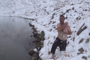 &Ccedil;ılgın Rizeli eksi 5 derecede y&uuml;zd&uuml;